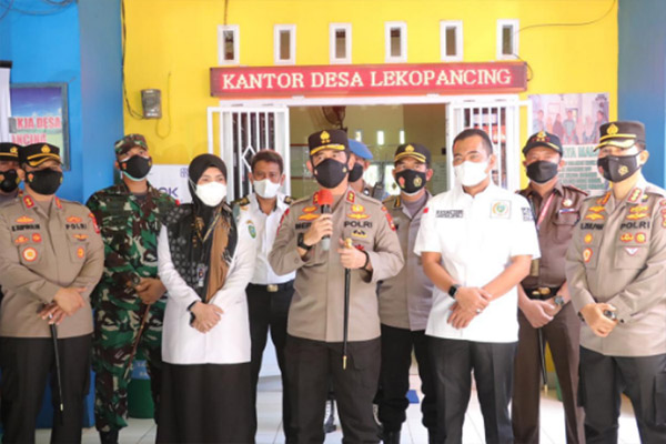Peletakan Batu Pertama Pembangunan SPN Polda Sulsel di Tompobulu Maros
