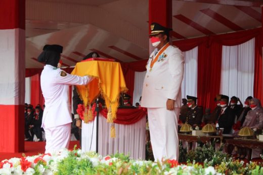 Peringatan HUT ke 76 RI di Maros Hanya Dihadiri 100 Undangan