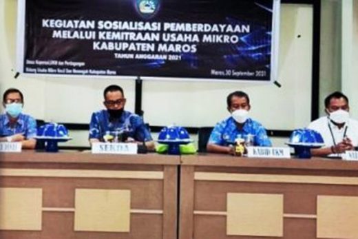 Sekda Maros Sosialisasi Pemberdayaan Melalui Kemitraan Usaha Mikro
