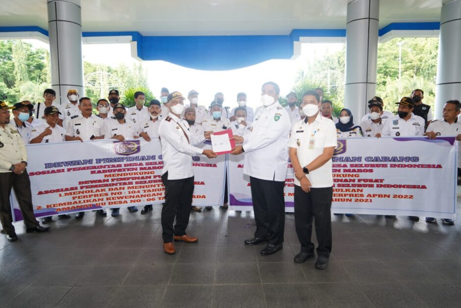 APDESI Aksi “Desa Menggugat”, Bupati Maros Janji Teruskan Tuntutan ke Pusat