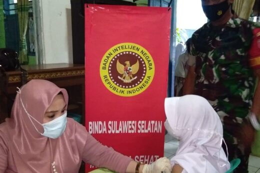 BIN dan Pemkab Maros Gelar Vaksinasi Anak