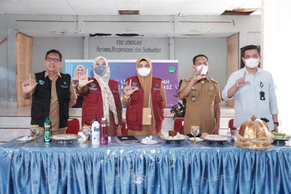 Sosialisasikan  Gerakan Literasi, Bunda Literasi Kabupaten  Maros Gelar Jelajah Literasi ke Sekolah