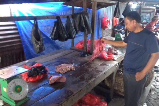 Harga Daging Sapi di Pasar Tradisional Maros Merangkak Naik Jelang Puasa