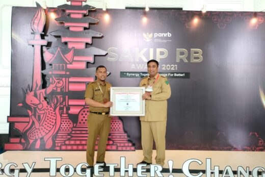 Pemkab Maros Raih Predikat B di SAKIP dan RB Award 2021