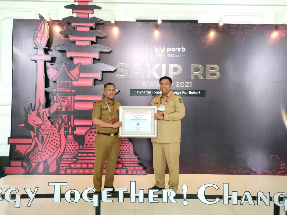 Pemkab Maros Raih Predikat B di SAKIP dan RB Award 2021
