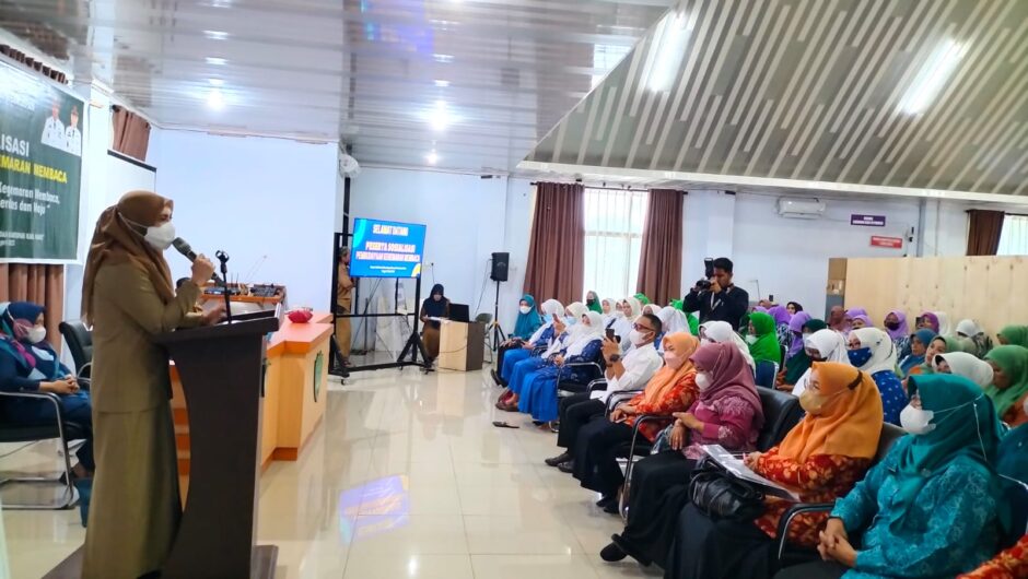 Tingkatkan Minat Baca Masyarakat Pemkab Maros Gelar Sosialisasi Kebudayaan Gemar Membaca