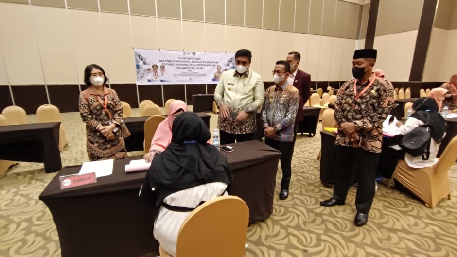 57 Fungsional Dinkes Maros Jadi Penguji 1.360 Nakes Dari 8 Provinsi