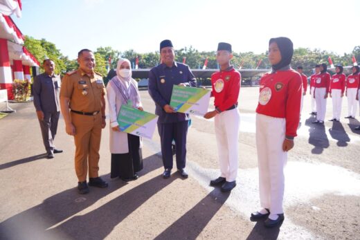 32 Anggota Paskibraka Mendapatkan BPJS dari Pemkab Maros