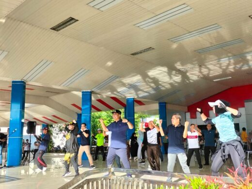 Peringati Haornas Pemkab Maros Gelar Senam Bersama