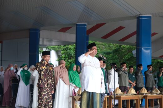 Chaidir Syam Pimpin Upacara Peringatan Hari Santri Nasional 2022 di Maros