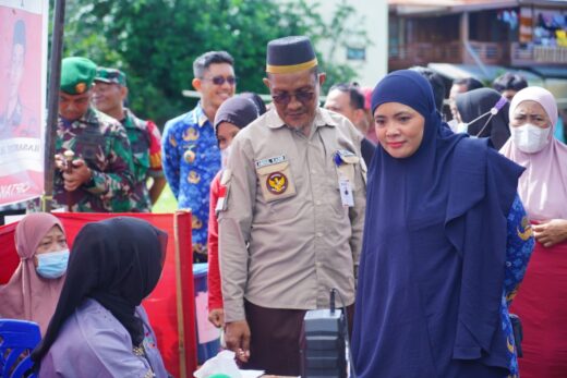 Pastikan Berjalan Aman, Wabup Bersama Forkopimda Maros Tinjau Perhelatan Pilkades di TPS