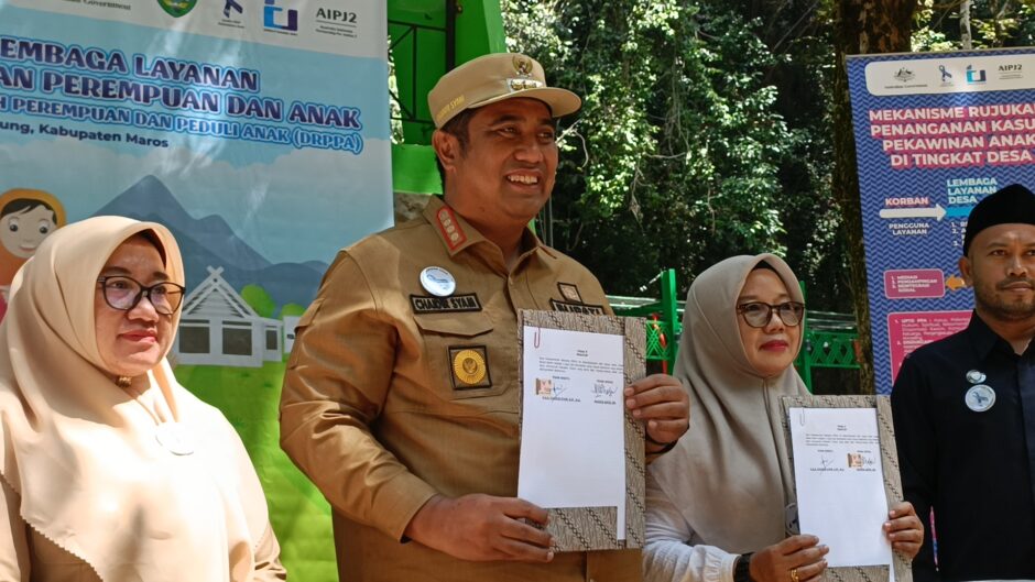 Pemkab Maros Launching Lembaga Layanan Perlindungan Perempuan dan Anak