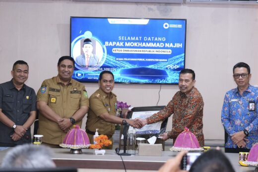Ombudsman Beri Rapor Hijau DPMPTSP Maros