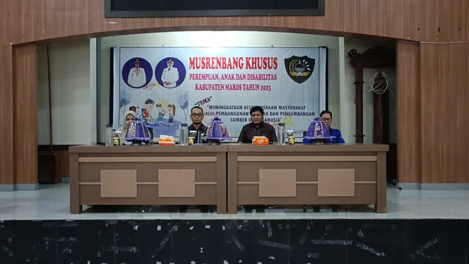 Pemkab Maros Gelar Musrembang Khusus Libatkan Kaum Disabilitas