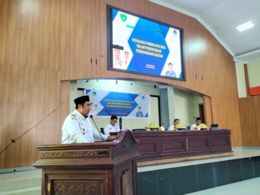 Pemkab Maros Gelar Sosialisasi Forum Satu Data Perencanaan Pembangunan Daerah