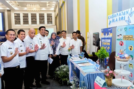 Bupati dan Wabup Maros Kompak Menghadiri Aksi Konvergensi Percepatan Penurunan Stunting Tingkat Provinsi