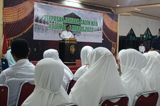 Pemkab Maros Lepas Keberangkatan 315 Calon Jamaah Haji Maros
