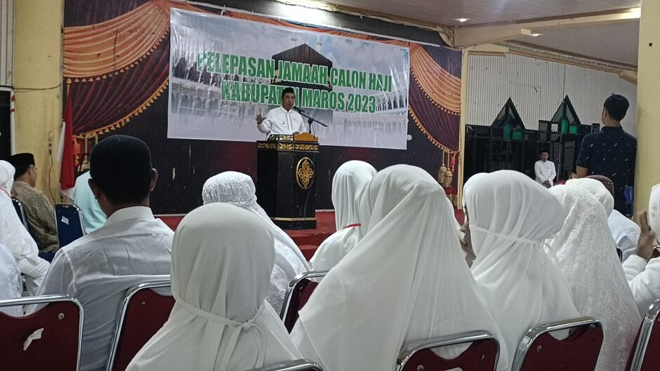 Pemkab Maros Lepas Keberangkatan 315 Calon Jamaah Haji Maros
