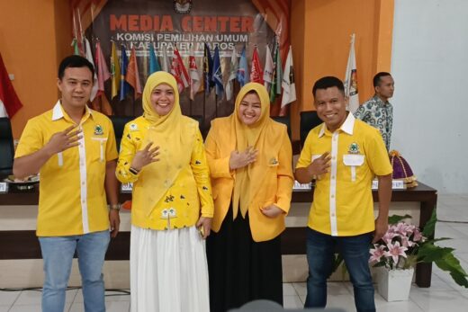 Daftar ke KPU, 35 Bacaleg Golkar Maros Siap Bertarung, Didominasi Millenial