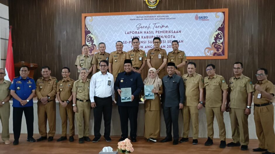 Pemkab Maros Kembali Raih WTP Dari BPK RI