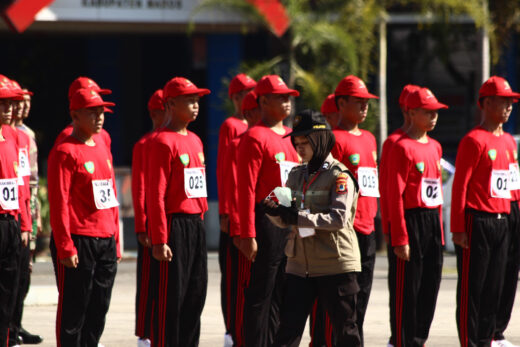 Hari Pertama Latihan 74 Calon Paskibraka Maros Pengenalan Lapangan Mematung 3 Jam