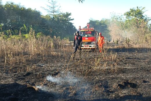 Aksi Tanggap Pemadam Kebakaran Pemkab Maros Padamkan Sijago Merah