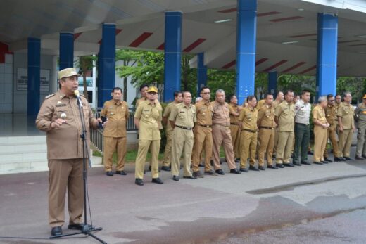 Chaidir Syam Paparkan 40 Penghargaan Diraih Pemkab Maros Saat Apel Perdana