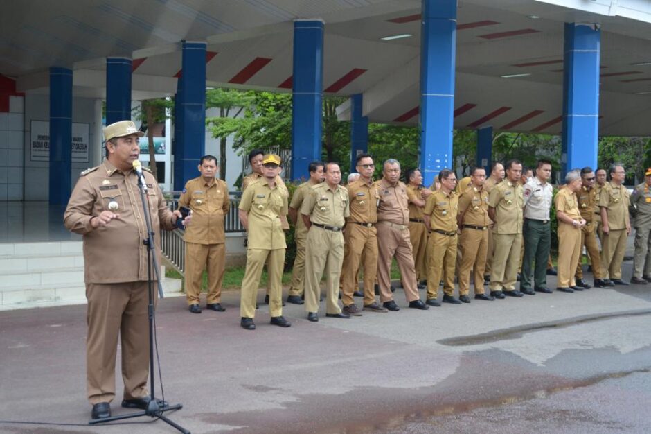 Chaidir Syam Paparkan 40 Penghargaan Diraih Pemkab Maros Saat Apel Perdana
