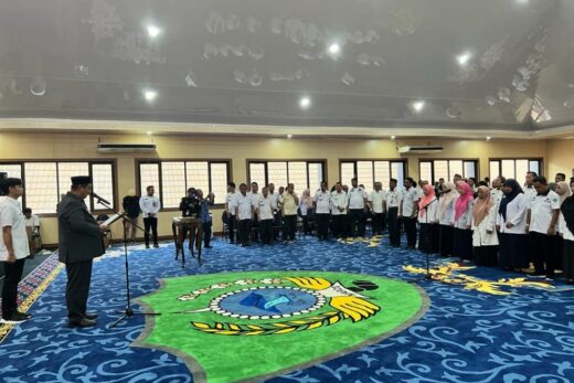 Bupati Maros Lantik 48 ASN Lingkup Dinas Pendidikan dan Kesehatan