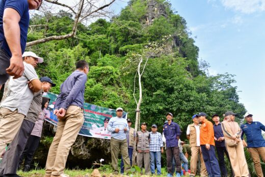Bersama Pemkab Maros Pj Gubernur Sulsel Komitmen Tingkatkan Daya Tarik Wisata Rammang-rammang