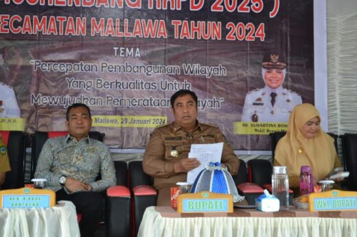 Bupati Maros Resmikan Jembatan Samaenre di Mallawa