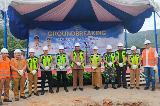 Ground Breaking Pembangunan Gedung RSUD Tipe D Camba Dimulai