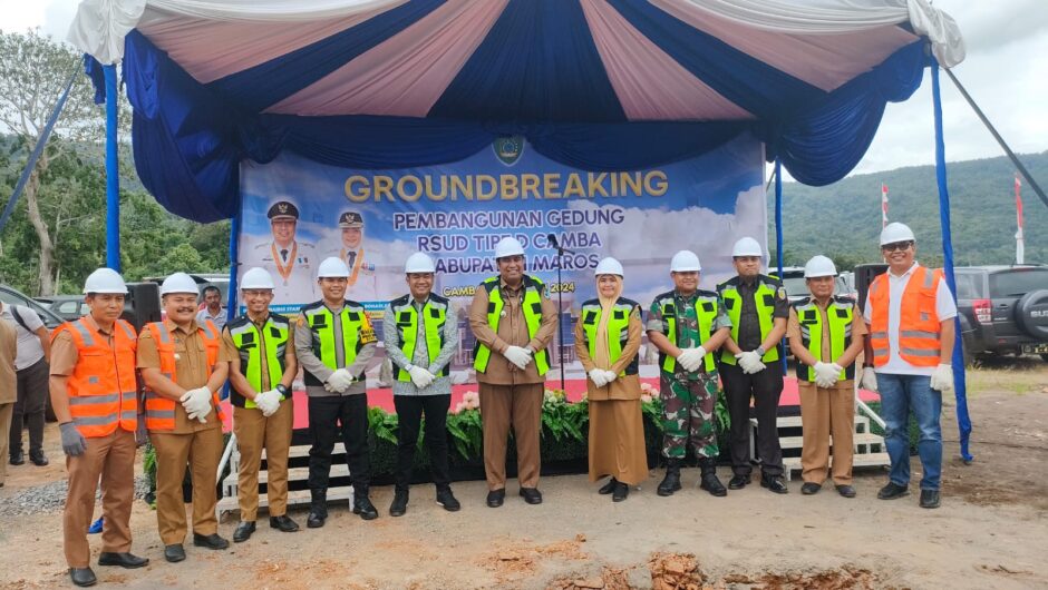 Ground Breaking Pembangunan Gedung RSUD Tipe D Camba Dimulai