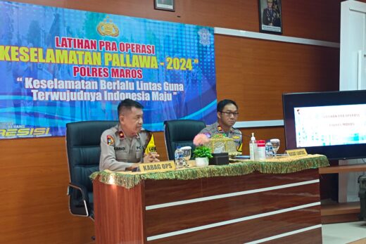 Polres Maros Akan Gelar Operasi Keselamatan Pallawa 2024