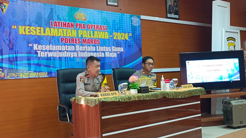 Polres Maros Akan Gelar Operasi Keselamatan Pallawa 2024