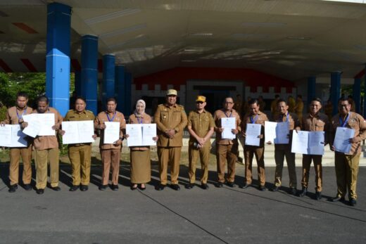 Bupati Maros Launching 10 Aksi Perubahan Peserta Latpim Administrator