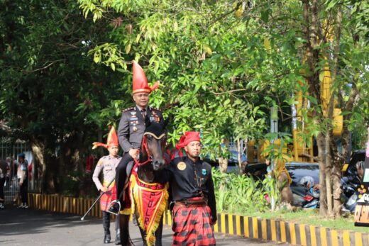 Meriahnya HUT Bhayangkara di Maros, Ada Pasukan Berkuda Hingga Libatkan Puluhan UMKM