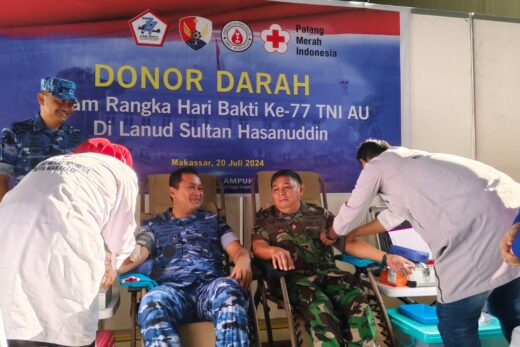 Meriahnya Hari Bakti ke-77 Angkatan Udara di Sulsel