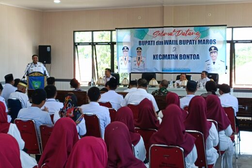 Bupati Maros Resmikan Kantor Camat Bontoa