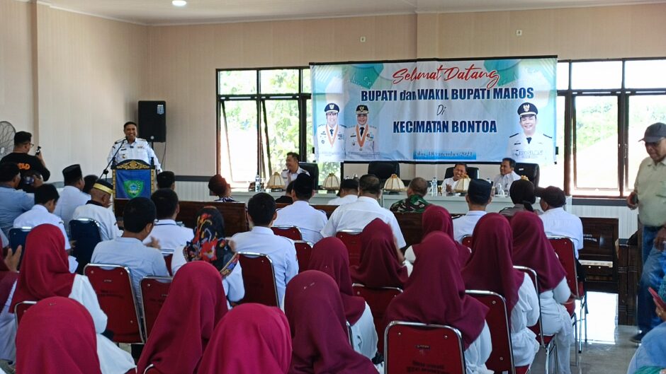 Bupati Maros Resmikan Kantor Camat Bontoa