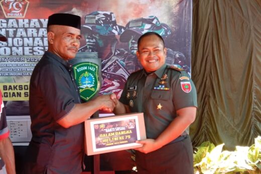 Kodim 1422/Maros Gelar Baksos Dan Pengobatan Gratis Untuk Masyarakat