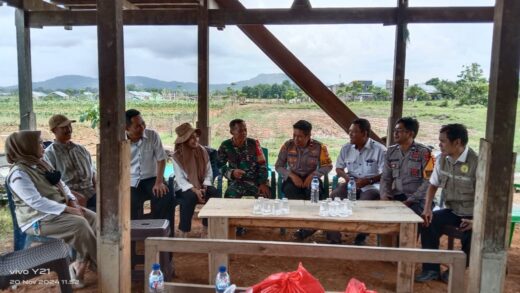 Kapolsek, Babinsa, dan PPL Komitmen Perkuat Sinergitas Program Ketahanan Pangan di Moncongloe