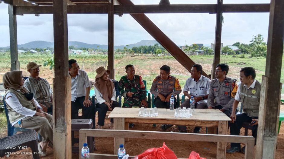 Kapolsek, Babinsa, dan PPL Komitmen Perkuat Sinergitas Program Ketahanan Pangan di Moncongloe
