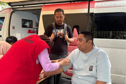 Bupati Maros Pantau CFD dan Ikut Donor Darah