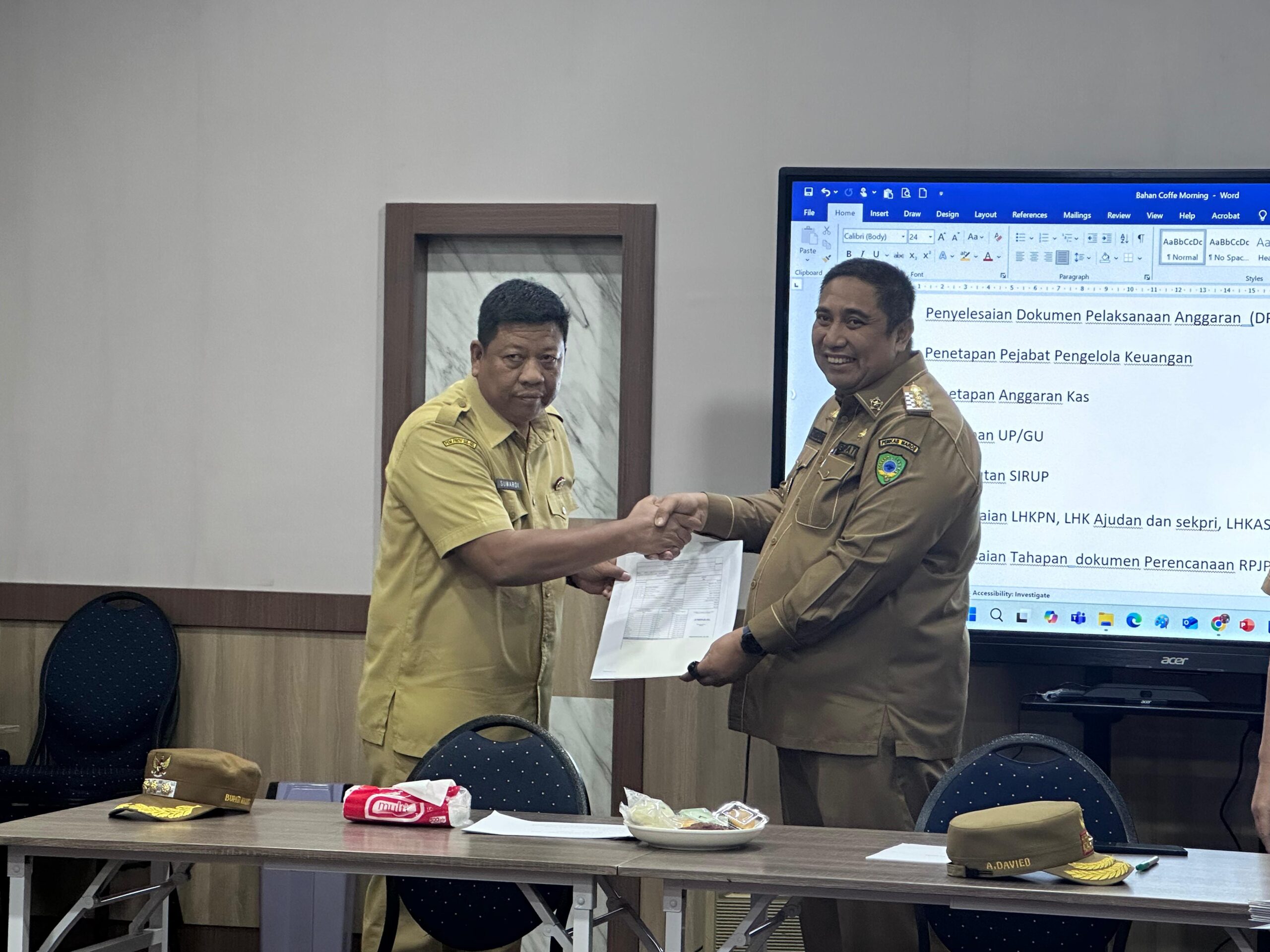 Bupati Maros Serahkan DPA 2025: Realisasi Program Prioritas Dimulai