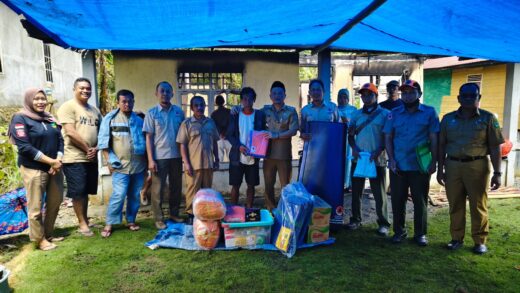 Satu Unit Rumah Terbakar di Mallawa Maros, Pemerintah Salurkan Bantuan
