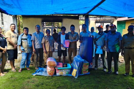 Satu Unit Rumah Terbakar di Mallawa Maros, Pemerintah Salurkan Bantuan