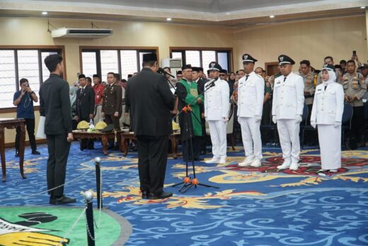 Bupati Maros Lantik Empat Kepala Desa PAW 