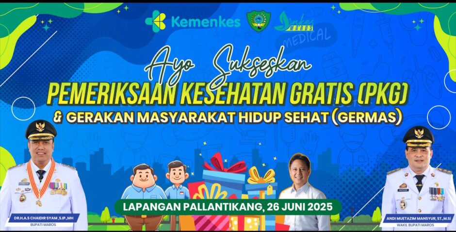 Pemkab Maros Buka Layanan Pemeriksaan Kesehatan, Cek Kondisi Jantung hingga Deteksi Kanker Gratis