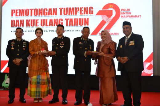 Bupati Maros Hadiri HUT Bhayangkara ke-79, Apresiasi Sinergi Polri dan Masyarakat